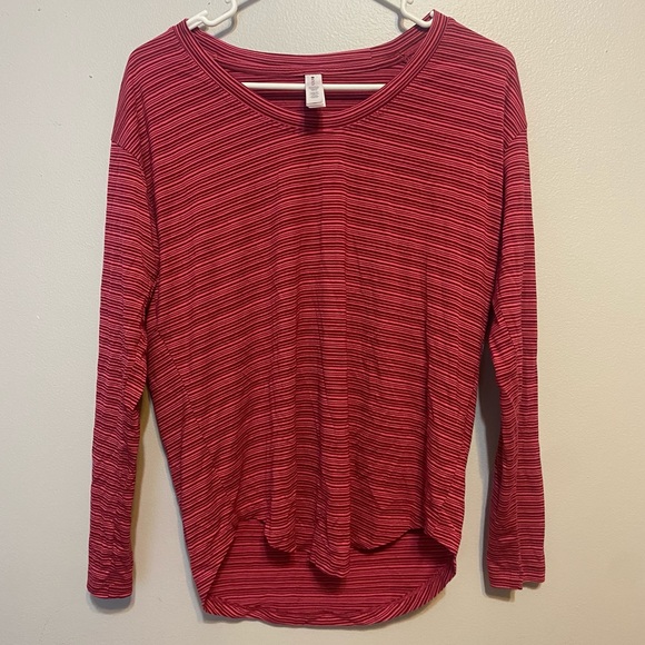 Athleta Cloudlight Stratus Striped Top #657835 Size S - Picture 2 of 6